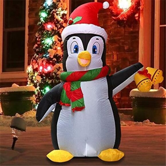 Christmas Inflatable Decoration 5 FT Holiday Life-Size...